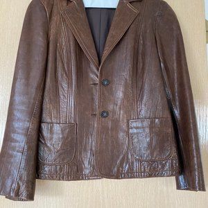 Theory Esmeralda Leather Jacket
